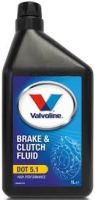 Тормозная жидкость BRAKE &amp; CLUTCH FLUID DOT-5.1, (1л.), 883462 VALVOLINE 