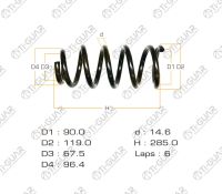 Пружина C4H-91042 / TG-CSS0003* Ti·GUAR