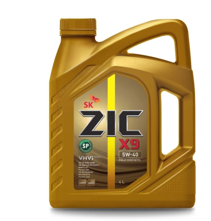 ZIC X9 SAE 5W40 4л SL/CF,A3/B3,A3/B4 (162613) ZIC X9 SAE 5W40 4л SL/CF,A3/B3,A3/B4 (162613)